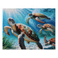 Sea Turtles, Puzzle, Mosiac, Unique, Jigsaw, Family, Adults (110, 252, 500, 1000-Piece)