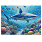 Shark in coral, Puzzle, Mosiac, Unique, Jigsaw, Family, Adults (110, 252, 500, 1000-Piece)